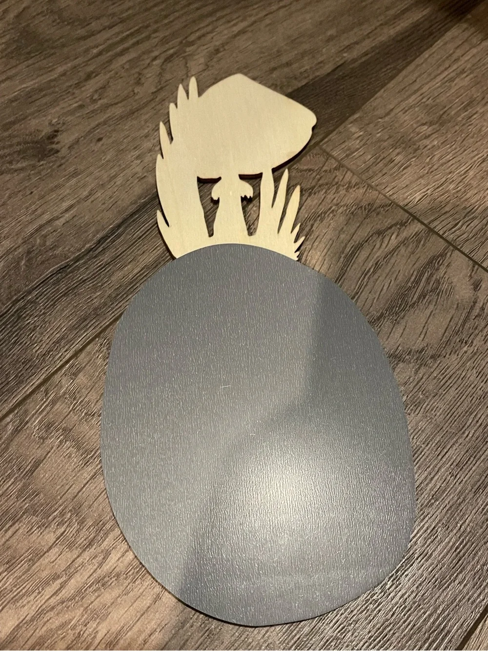 Mushroom Design Mirror - Blue 🍄